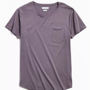 Standard Cloth Scoop Neck Curved Hem Tee in Lavender (Urban Outfitters)